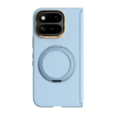Coque Google Pixel 11 Pro Fold Silicone Liquide Anneau Magnétique Support