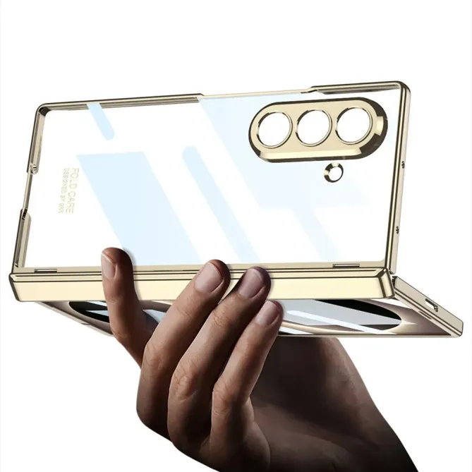 Coque Samsung Galaxy Z Fold 8 Ultra Transparente avec Verre Trempé Encastré
