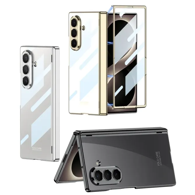 Coque Samsung Galaxy Z Fold 8 Ultra Transparente avec Verre Trempé Encastré