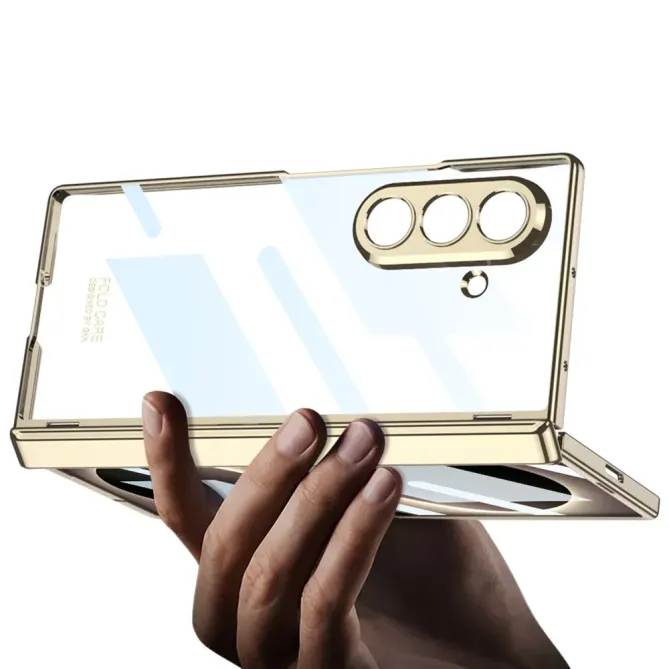 Coque Samsung Galaxy Z Fold 8 Ultra Transparente avec Verre Trempé Encastré