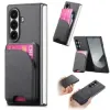 Coque Samsung Galaxy Z Fold 8 Ultra Denim Texturé Porte-Cartes Magnétique Détachable