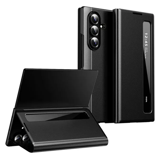 Housse Samsung Galaxy Z Fold 8 Ultra Smart Window Effet Cuir