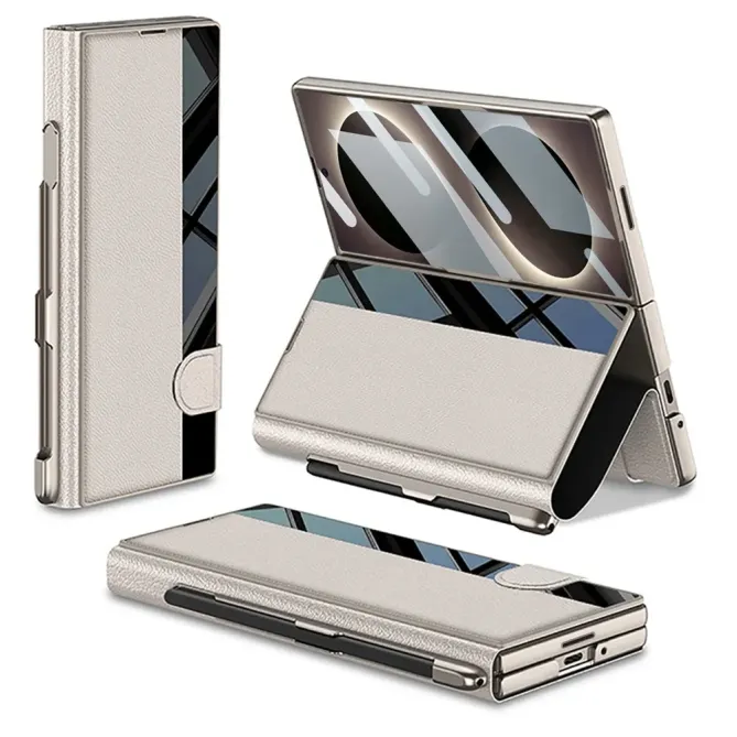 Housse Samsung Galaxy Z Fold 8 Ultra Porte-Stylet Charge Magnétique Verre Intégré