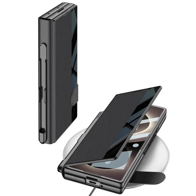 Housse Samsung Galaxy Z Fold 8 Ultra Porte-Stylet Charge Magnétique Verre Intégré