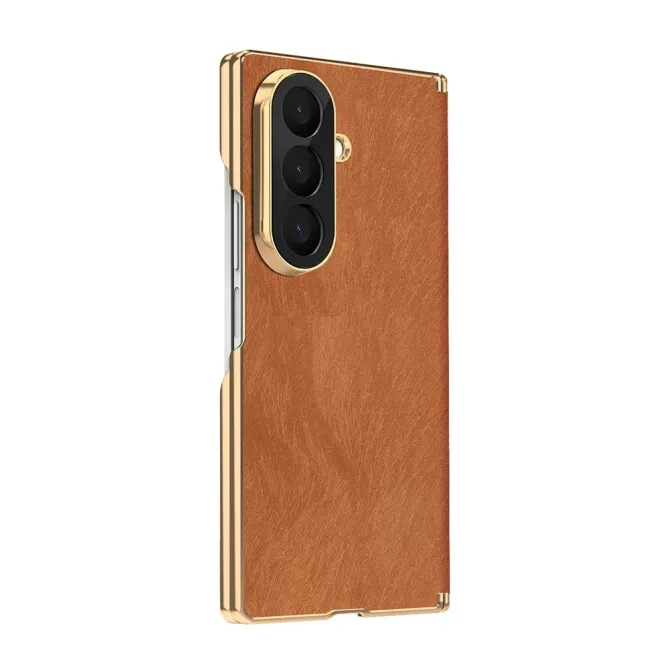 Coque Samsung Galaxy Z Fold 8 Ultra Effet Velours Charnière Double Axe Auto-Fermante
