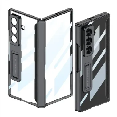 Coque Samsung Galaxy Z Fold 8 Ultra Transparente Béquille Invisible Verre Trempé
