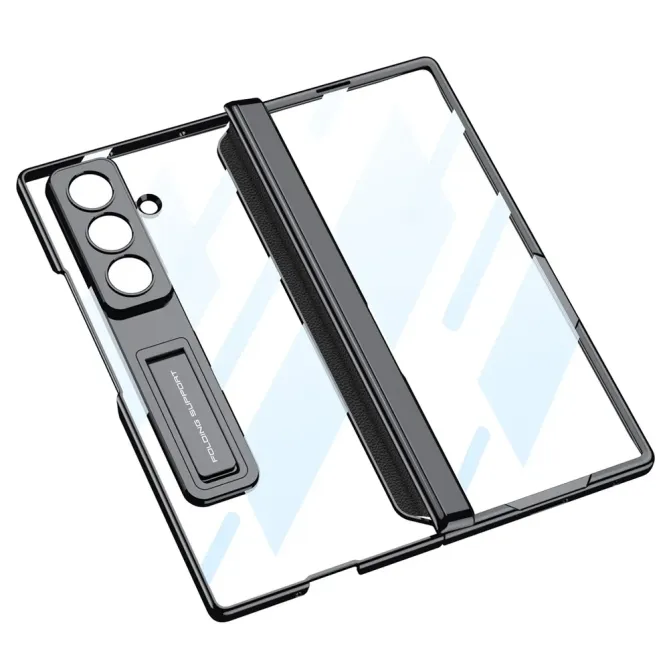 Coque Samsung Galaxy Z Fold 8 Ultra Transparente Béquille Invisible Verre Trempé
