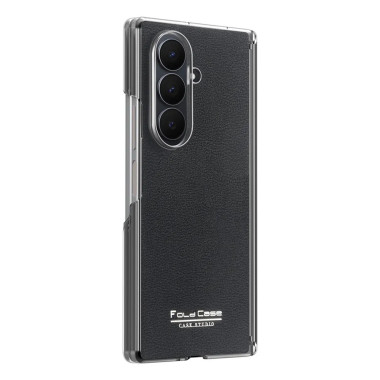 Coque Z Fold8 Ultra Pivot Magnétique Effet Cuir Litchi