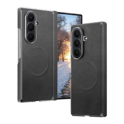 Coque Samsung Z Fold8 Ultra Fermeture Aimantée Effet Cuir Mat