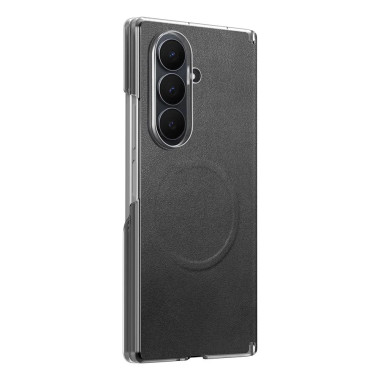 Coque Samsung Z Fold8 Ultra Fermeture Aimantée Effet Cuir Mat