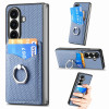 Coque Z Fold 8 Ultra porte-cartes texture carbone