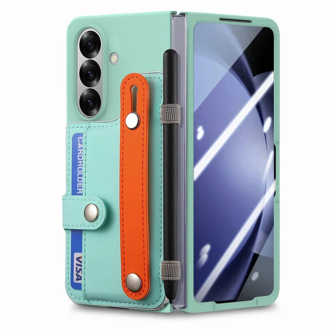 Coque Z Fold 8 Ultra porte-cartes sangle et stylet