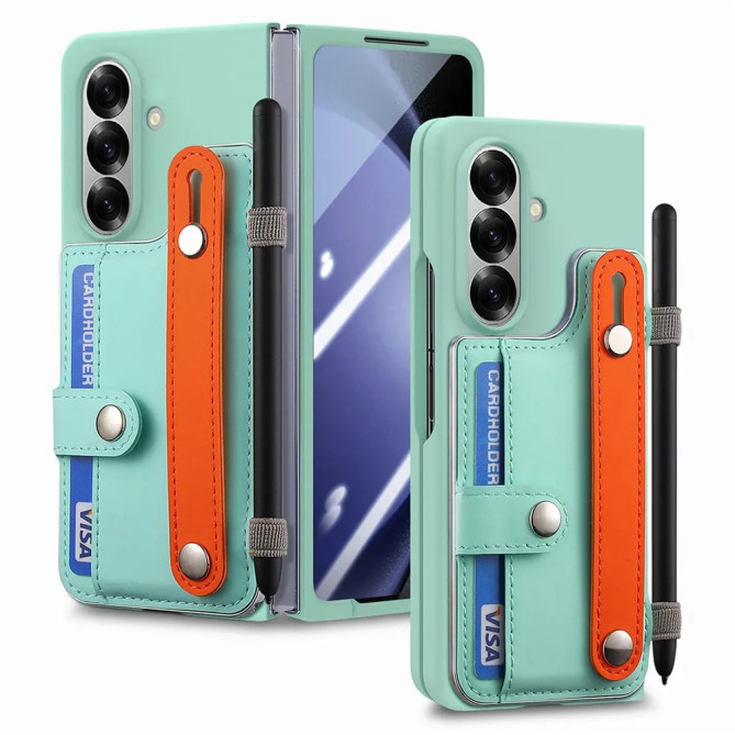 Coque Z Fold 8 Ultra porte-cartes sangle et stylet