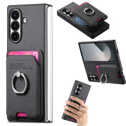 Coque Z Fold 8 Ultra magnétique porte-cartes anneau