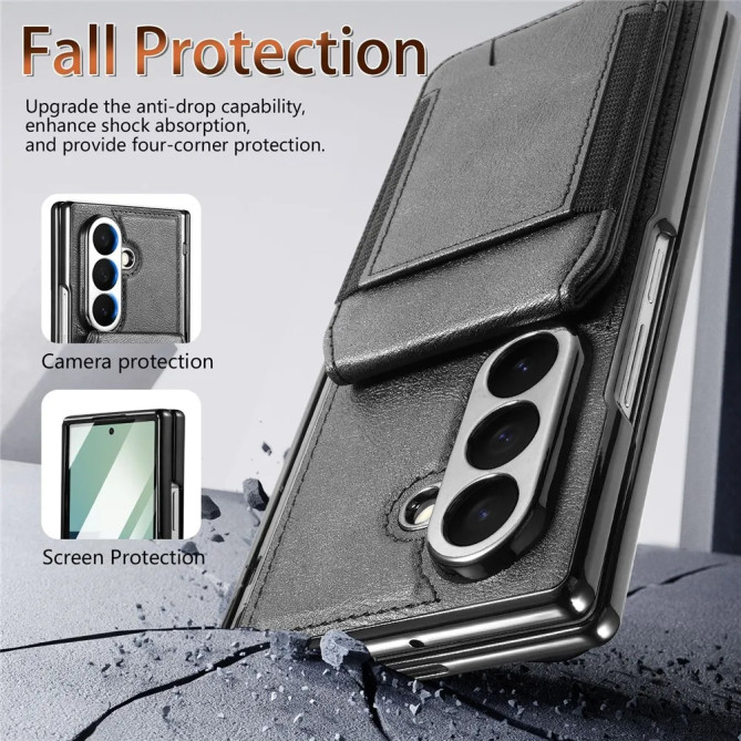Coque Z Fold 8 Ultra magnétique porte-cartes support