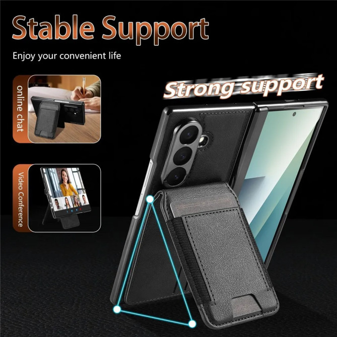 Coque Z Fold 8 Ultra magnétique porte-cartes support