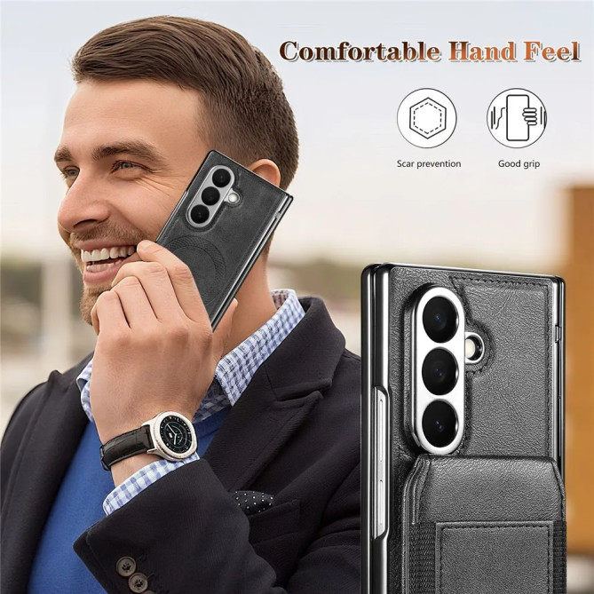 Coque Z Fold 8 Ultra magnétique porte-cartes support