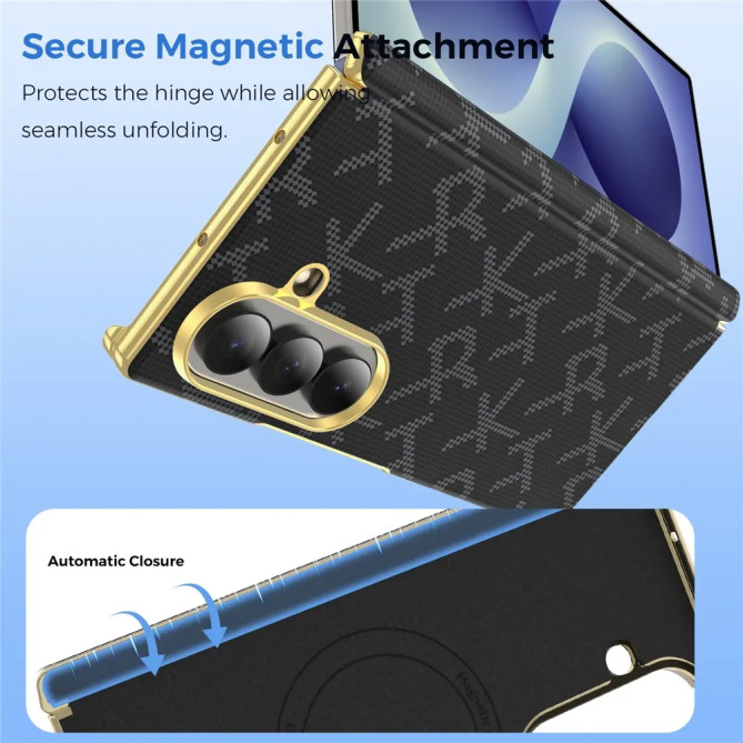 Coque Z Fold 8 Ultra magnétique motif lettres