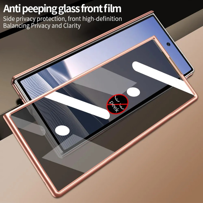 Coque Z Fold 8 Ultra effet marbre anti-espion