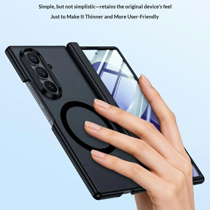 Coque Z Fold 8 Ultra magnétique silicone soft-touch