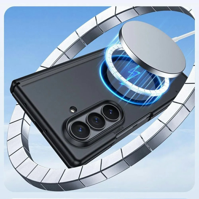 Coque Z Fold 8 Ultra magnétique soft-touch anti-espion