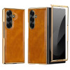 Coque Z Fold 8 Ultra effet cuir vieilli anti-glisse