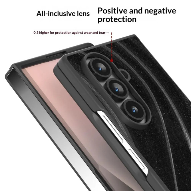 Coque Z Fold 8 Ultra motif voie lactée pailleté