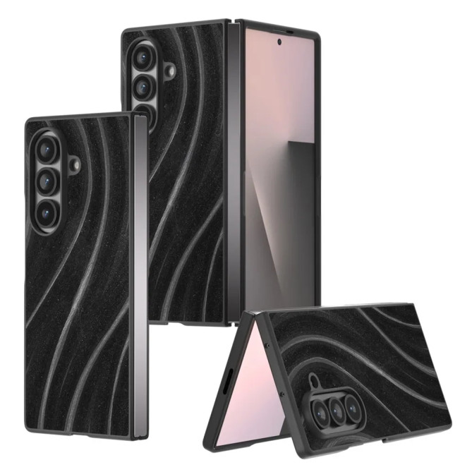 Coque Z Fold 8 Ultra motif voie lactée pailleté
