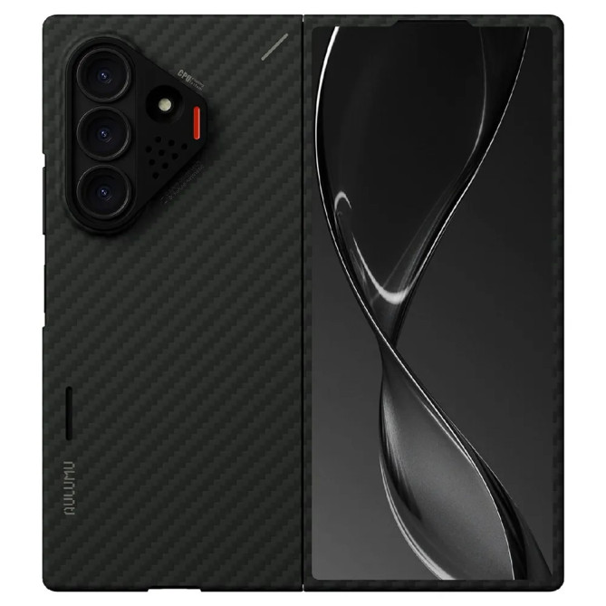 Coque Z Fold 8 Ultra fibre d'aramide capteur température
