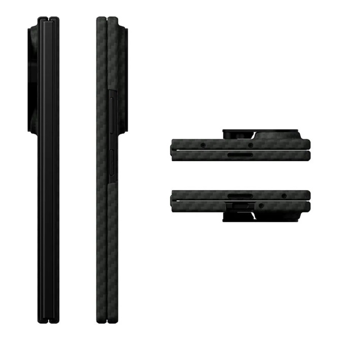 Coque Z Fold 8 Ultra fibre d'aramide capteur température