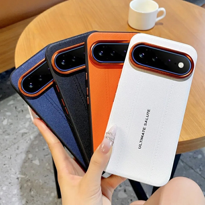 Coque Google Pixel 11 Texture Cuir Antidérapante