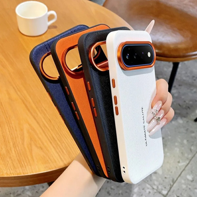 Coque Google Pixel 11 Texture Cuir Antidérapante