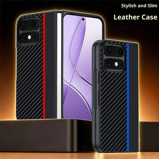Coque Pixel 11 Pro Fold Ultra Fine Effet Carbone