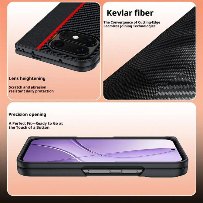Coque Pixel 11 Pro Fold Ultra Fine Effet Carbone