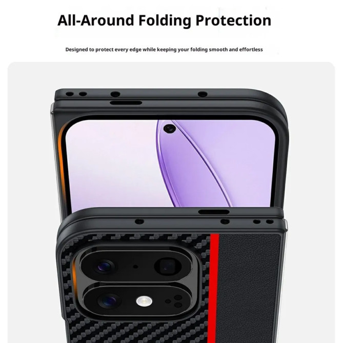 Coque Pixel 11 Pro Fold Ultra Fine Effet Carbone