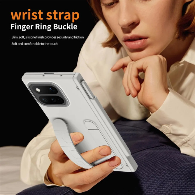 Coque Pixel 11 Pro Fold Verre Trempé Stylet Béquille