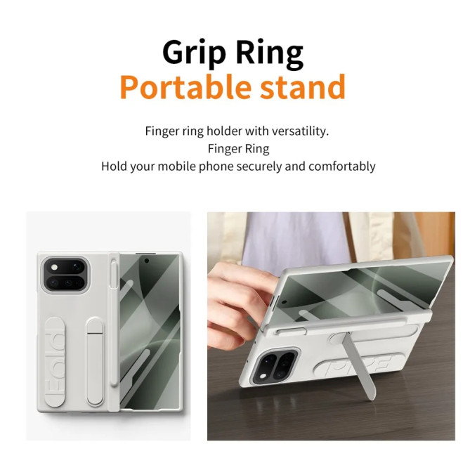 Coque Pixel 11 Pro Fold Verre Trempé Stylet Béquille