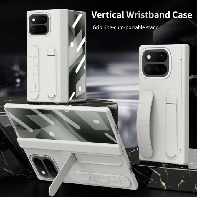 Coque Pixel 11 Pro Fold Verre Trempé Dragonne Béquille