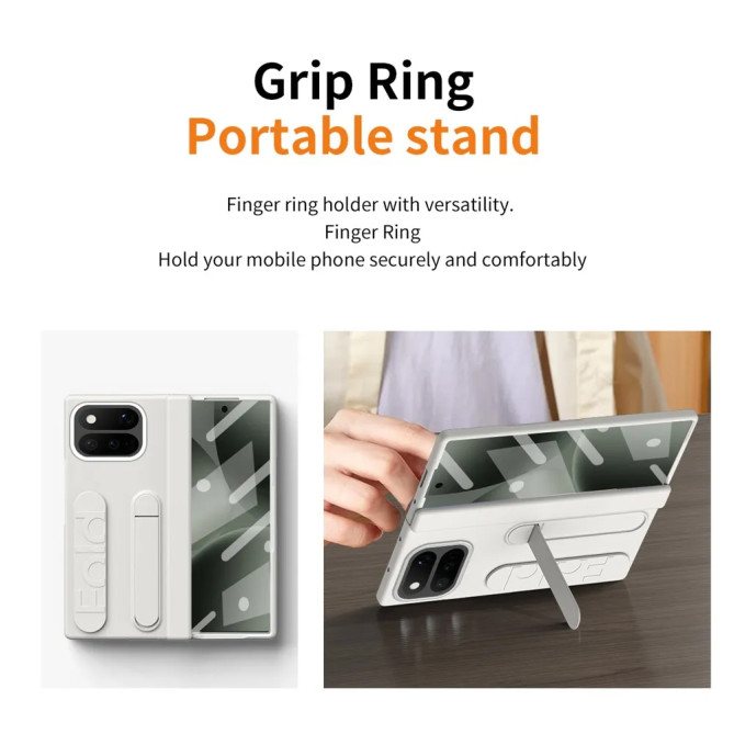 Coque Pixel 11 Pro Fold Verre Trempé Dragonne Béquille