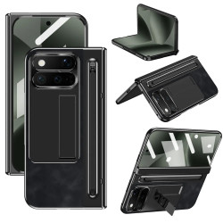 Coque Google Pixel 11 Pro Fold Style Cuir Stylet Béquille
