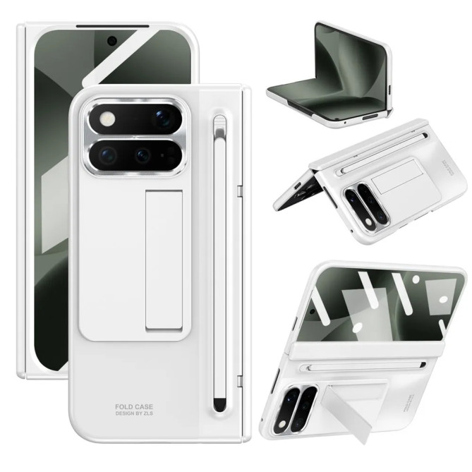 Coque Google Pixel 11 Pro Fold Stylet Éjectable Béquille Verre Trempé