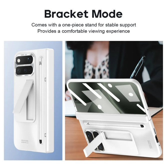 Coque Google Pixel 11 Pro Fold Stylet Éjectable Béquille Verre Trempé