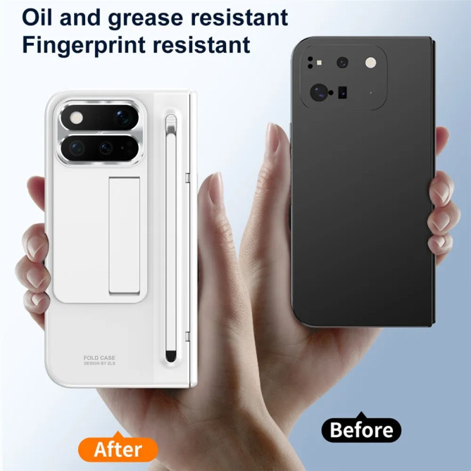 Coque Google Pixel 11 Pro Fold Stylet Éjectable Béquille Verre Trempé