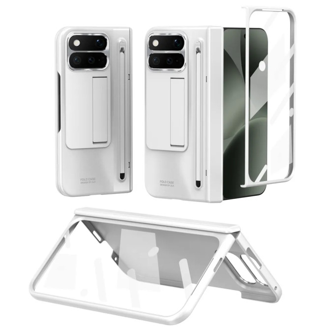 Coque Google Pixel 11 Pro Fold Stylet Éjectable Béquille Verre Trempé