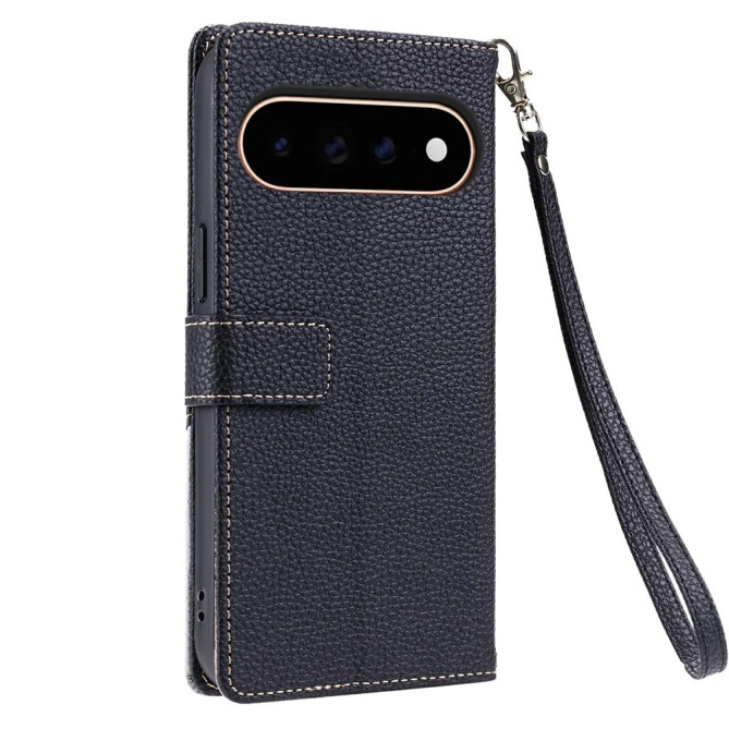 Housse Google Pixel 11 Pro XL Portefeuille Bandoulière Multi-Cartes