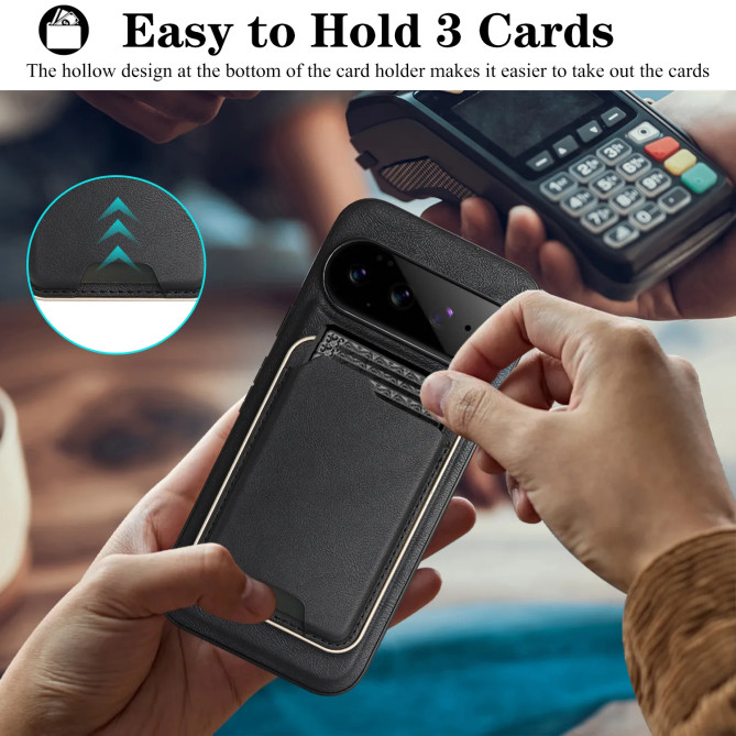 Coque Google Pixel 11 Pro XL Porte-Cartes Magnétique N52