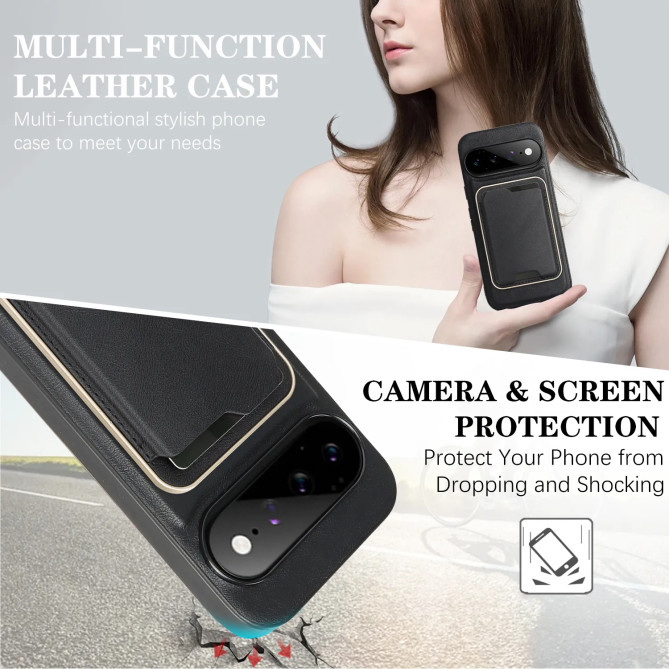 Coque Google Pixel 11 Pro XL Porte-Cartes Magnétique N52