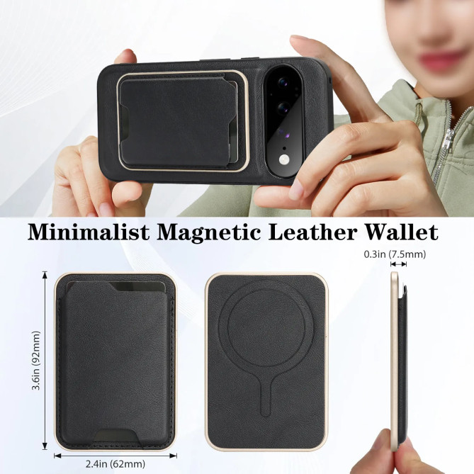 Coque Google Pixel 11 Pro XL Porte-Cartes Magnétique N52