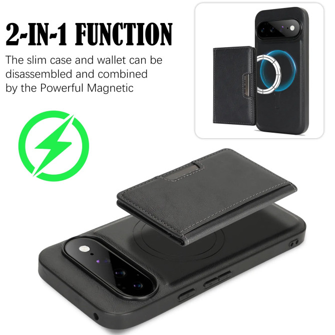 Coque Google Pixel 11 Pro XL Portefeuille Magnétique Pliable