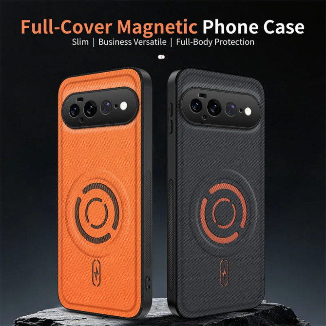 Coque Google Pixel 11 Pro XL KJB Tissu Antidérapant Magnétique